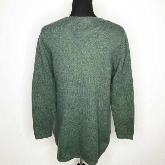 Soft Surroundings dark green wool blend sweater size Large - Picture 14 of 14